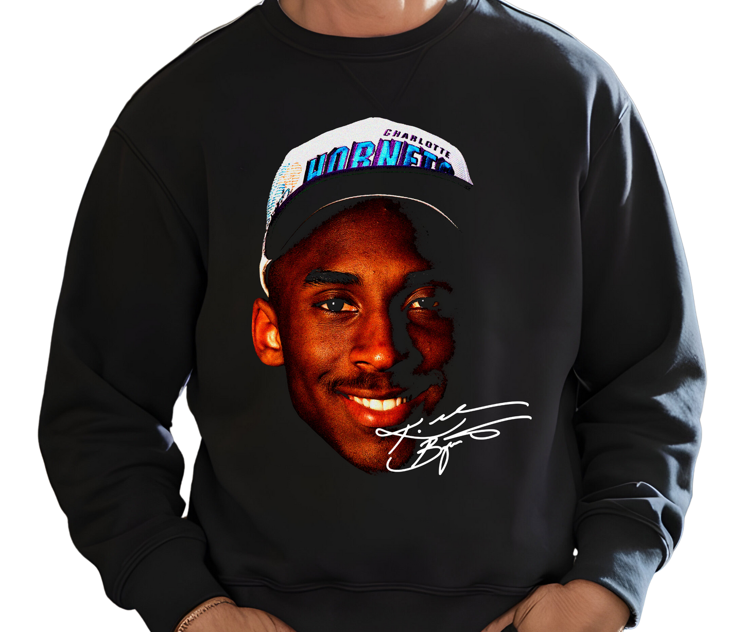 Kobe Bryant Graphic Sweatshirt – Draft Day Vintage Basketball Pullover – Rare NBA Streetwear for Fans and Collectors