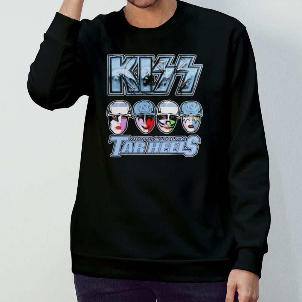 Kiss V1 North Carolina Tar Heels shirt