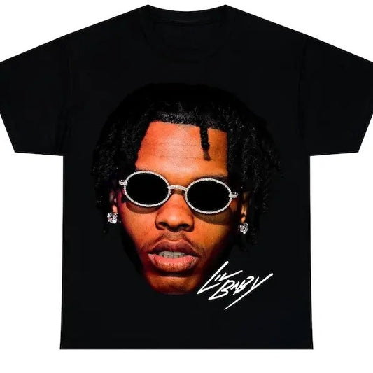 LIL BABY T-SHIRT  Rap Tee Concert Merch  Harder Than Ever Young Thug Gunna Hip Hop Graphic Print