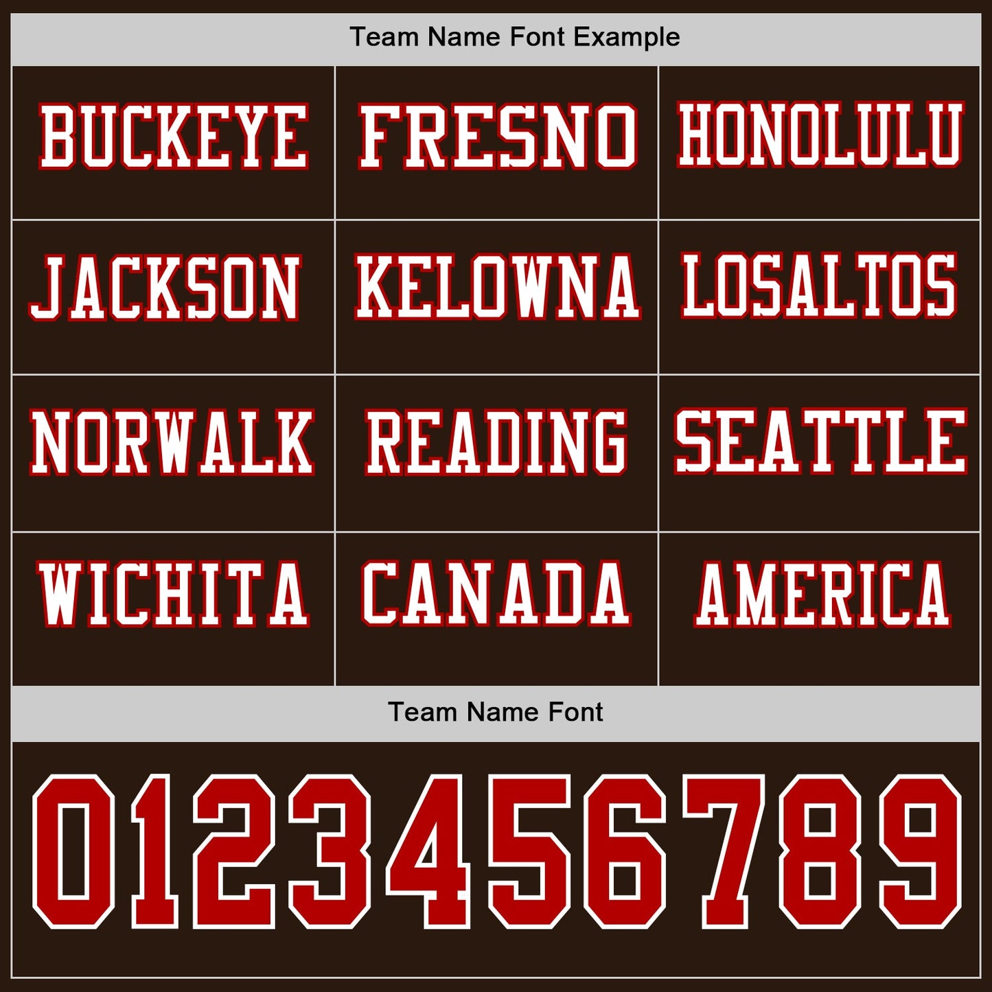 Custom Brwon Red-White Long Sleeve Authentic Football Jersey