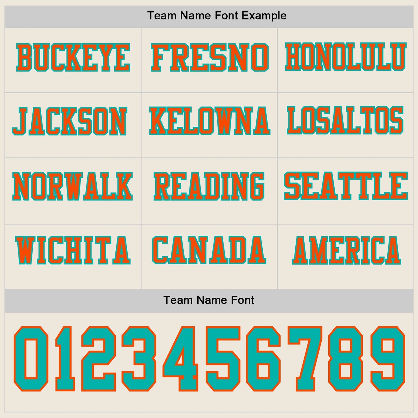 Custom Cream Aqua-Orange Long Sleeve Authentic Football Jersey