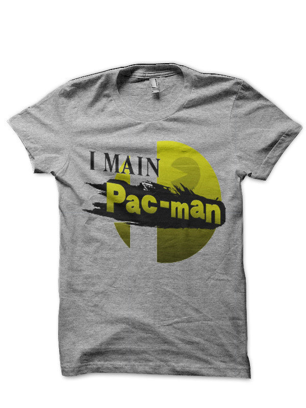 I Main Pac-man Grey T-Shirt