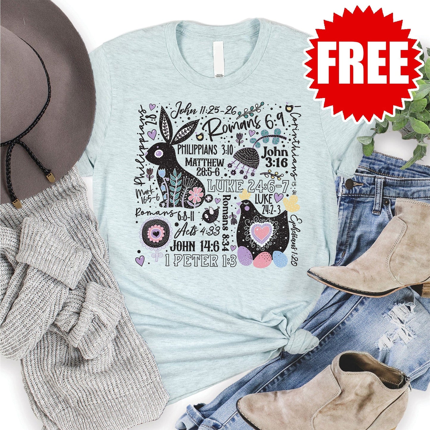 Easter Verses Tee - 0
