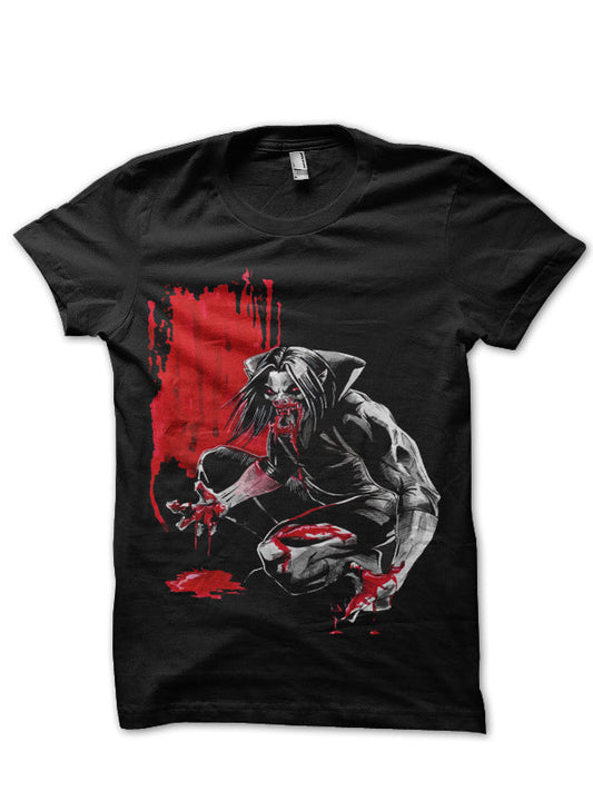 Morbius Vampire Black Half Sleeve T-Shirt