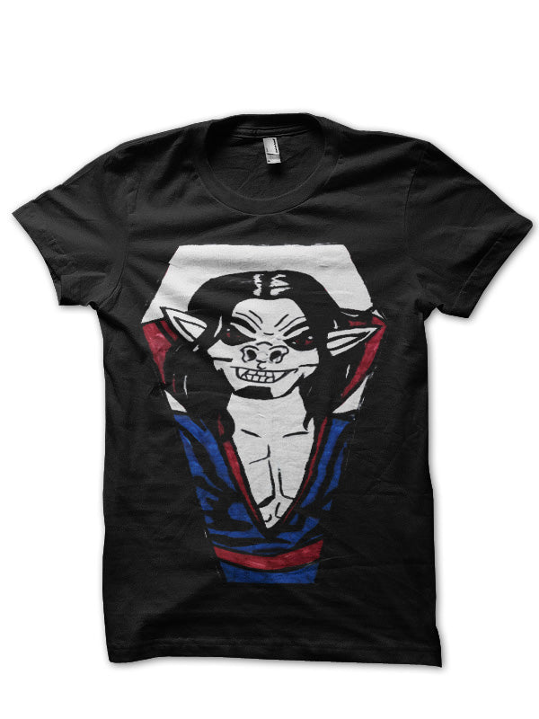Morbius The Living Vampire Black Half Sleeve T-Shirt Style001