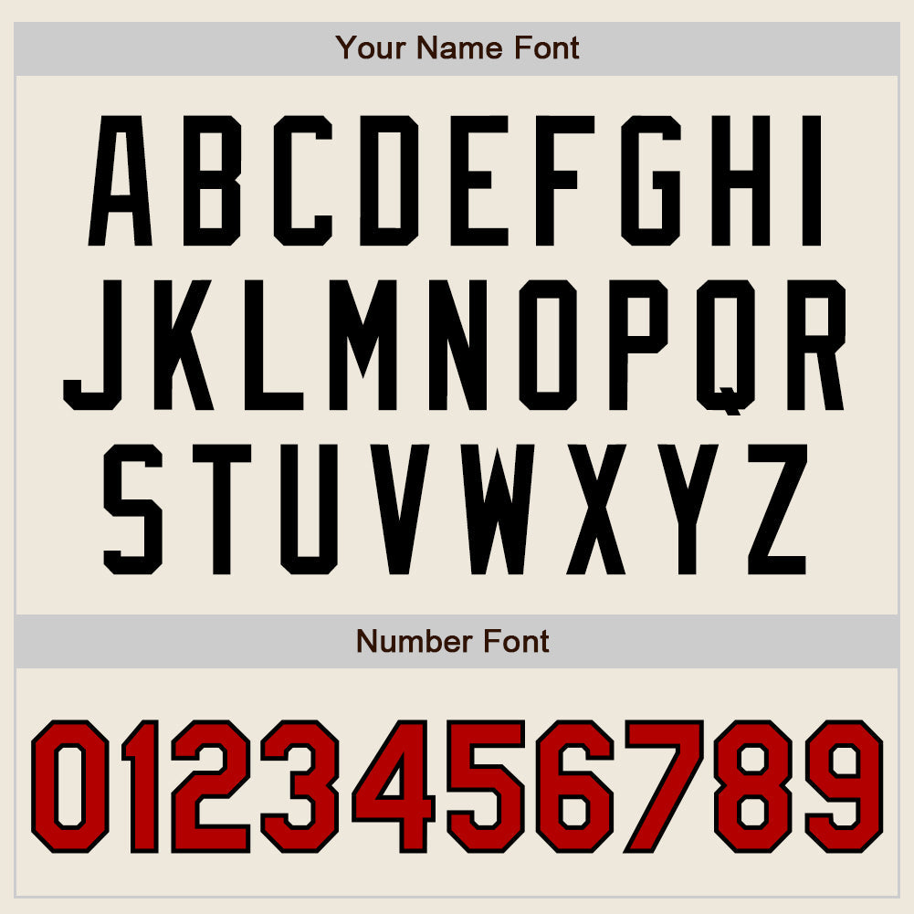 Custom Cream Red-Black Authentic Raglan Sleeves Baseball Jersey