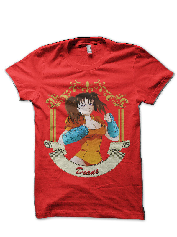 Diane – Seven deadly Sins Red T-Shirt