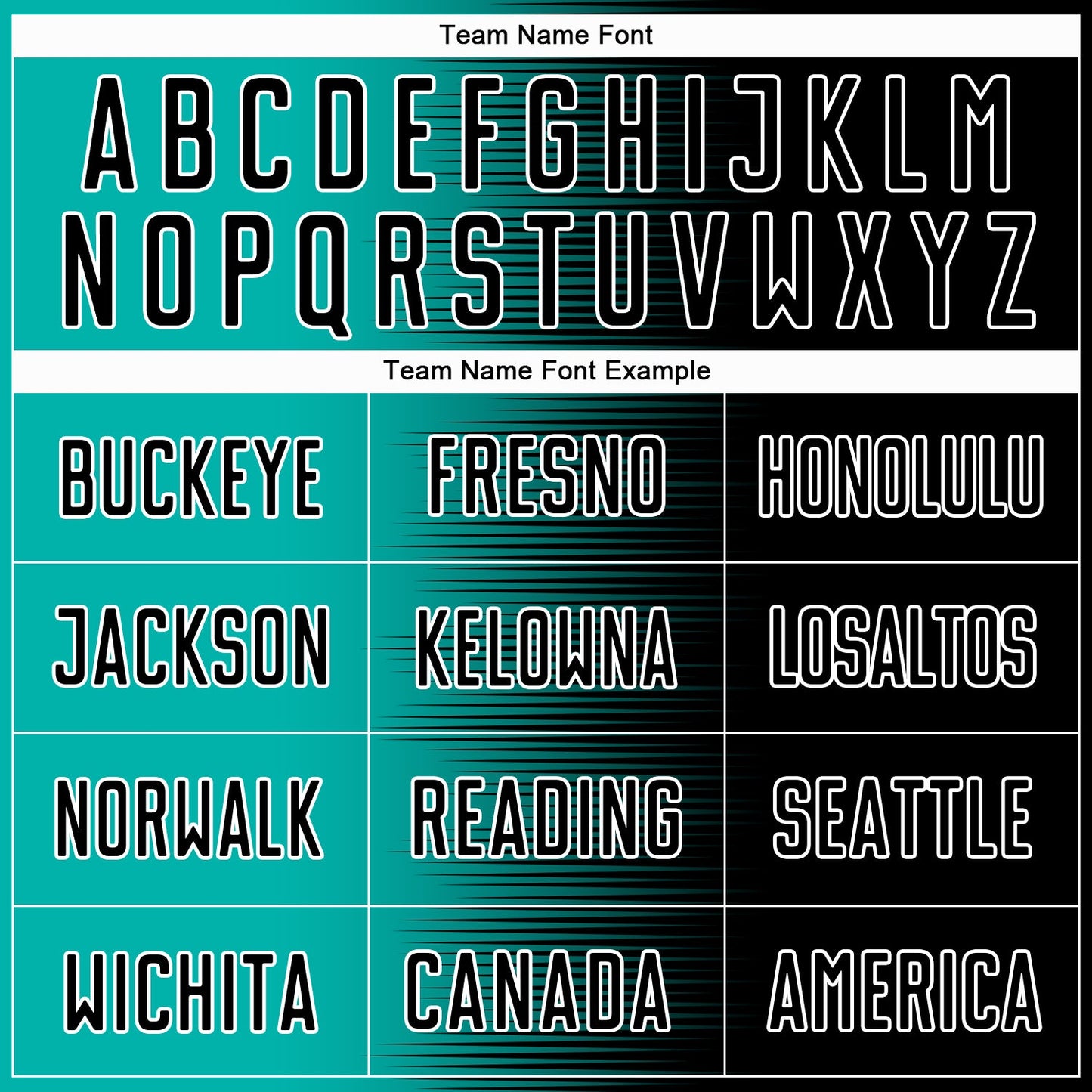 Custom Black Aqua-White Gradient Line Sublimation Soccer Uniform Jersey