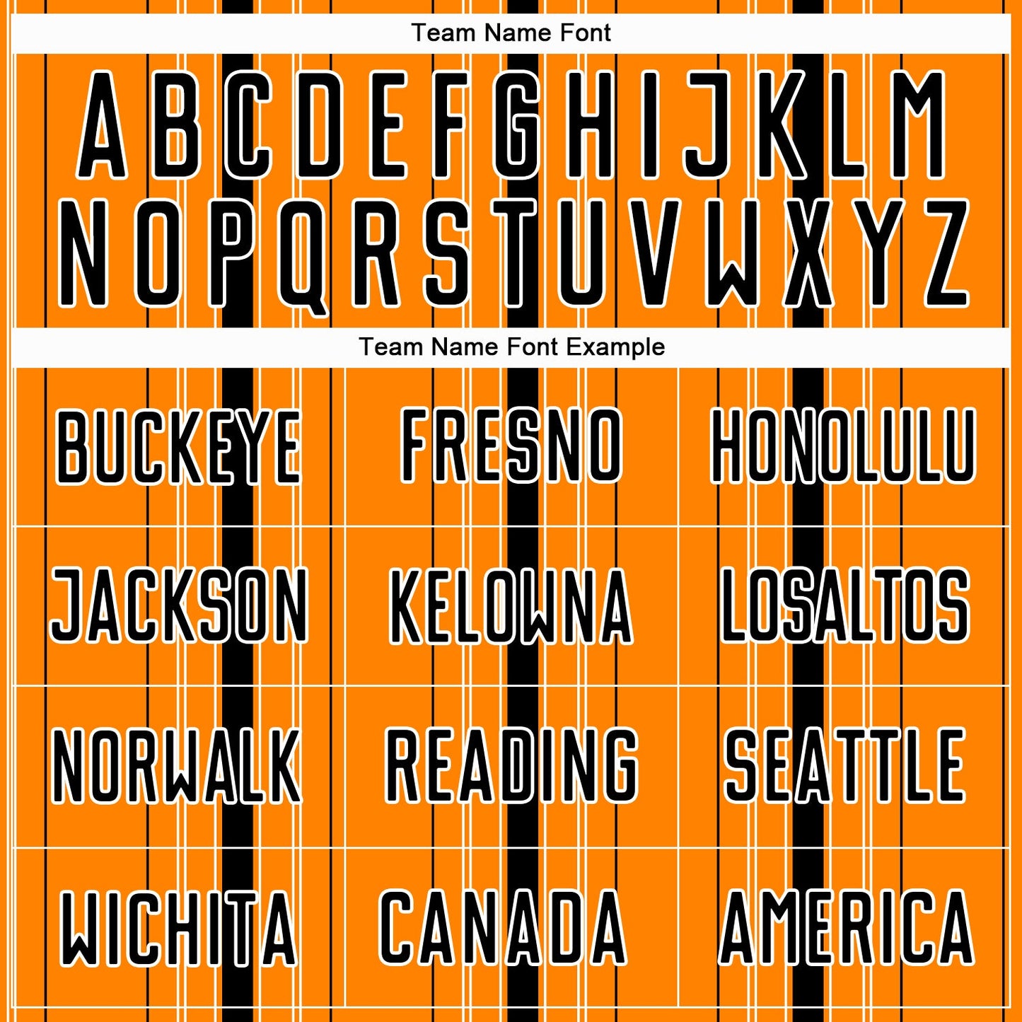 Custom Bay Orange Black-White Stripe Sublimation Soccer Uniform Jersey