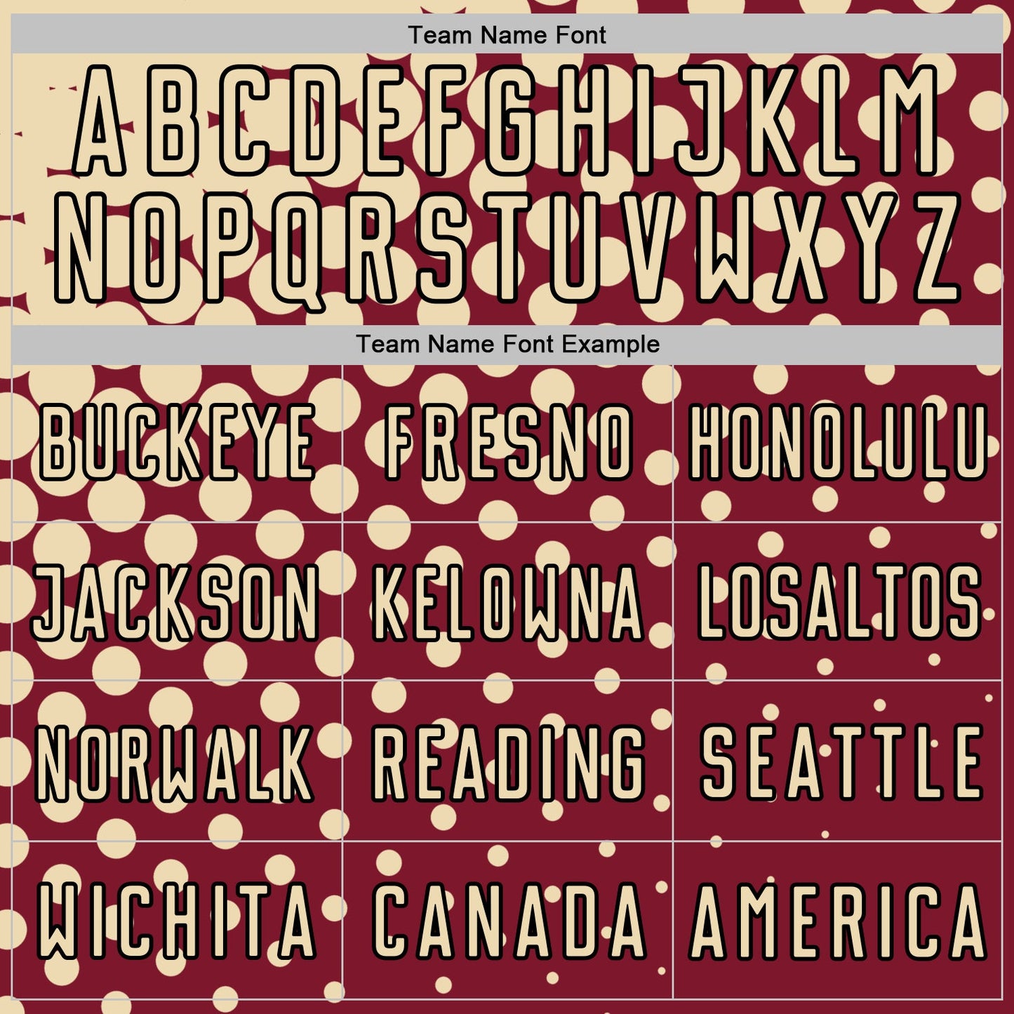 Custom Crimson Cream-Black Modern Polka Dot Sublimation Soccer Uniform Jersey