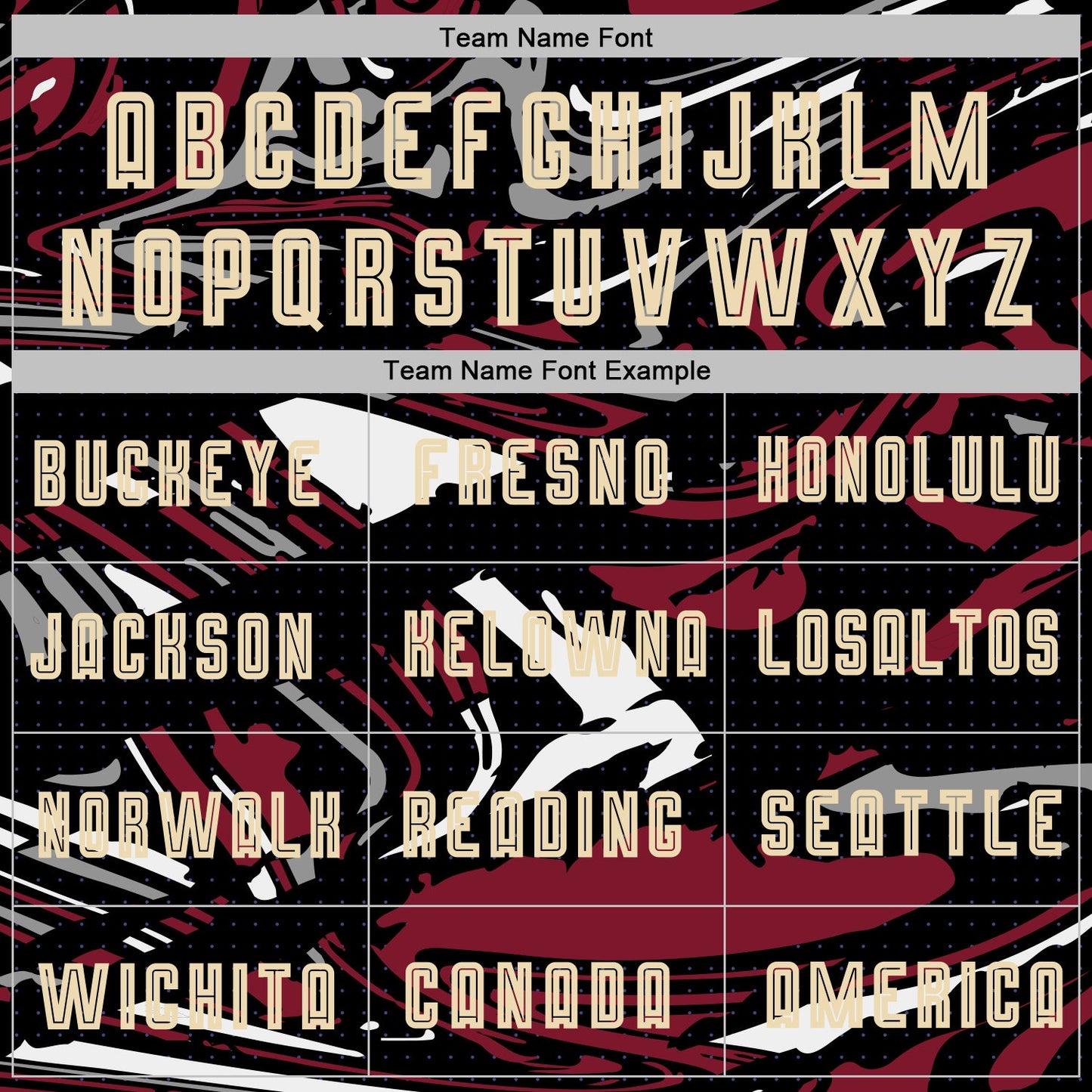 Custom Figure Cream Black-Crimson Fluid Art Splash Sublimation Soccer Uniform Jersey