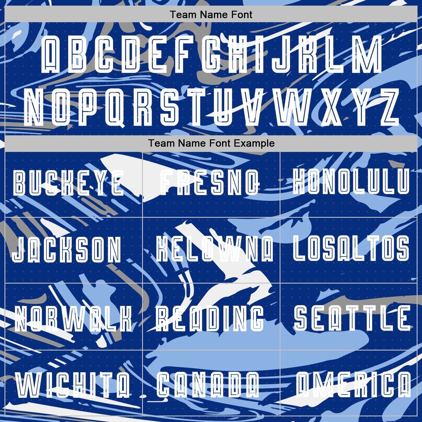 Custom Figure White Royal-Light Blue Fluid Art Splash Sublimation Soccer Uniform Jersey