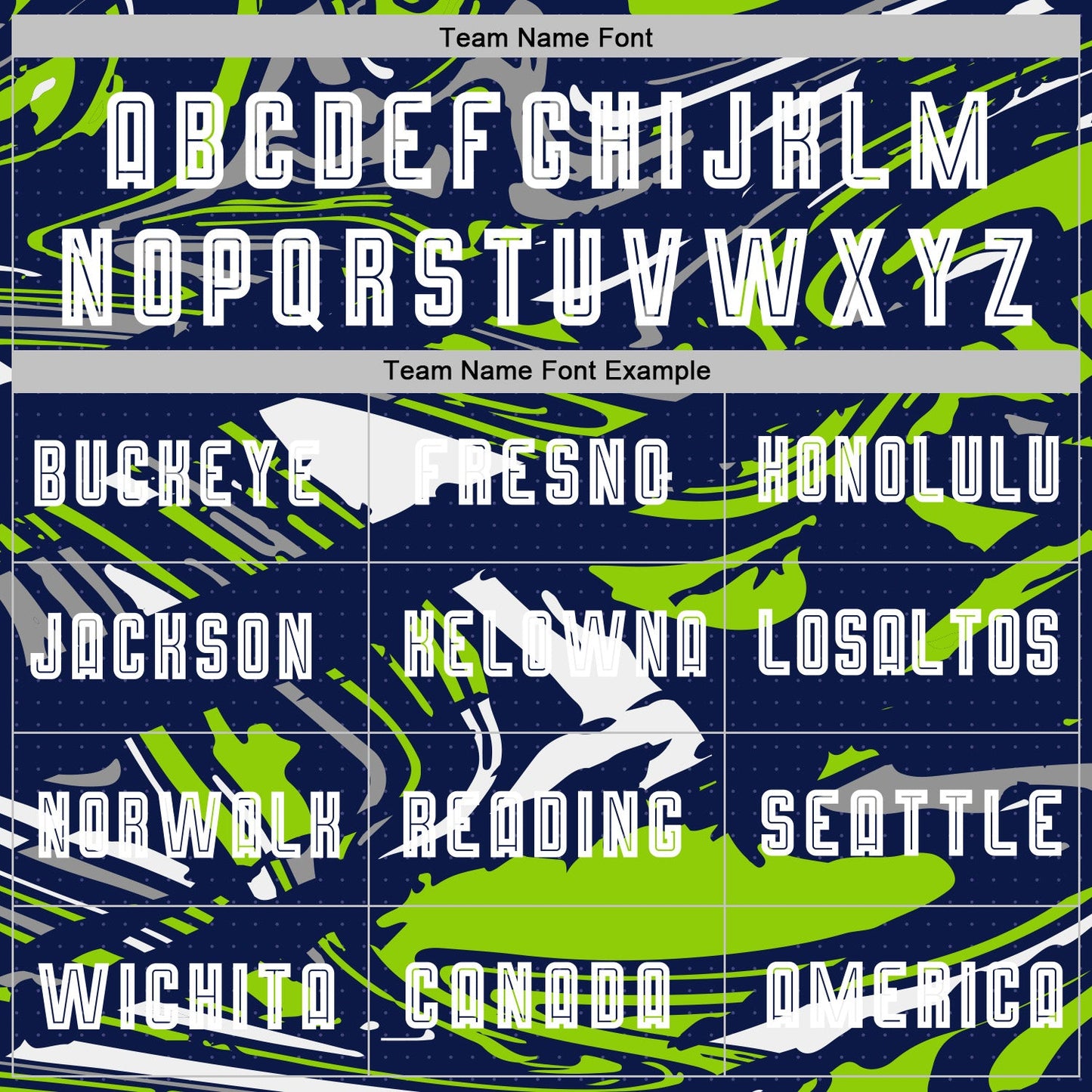 Custom Figure White Navy-Neon Green Fluid Art Splash Sublimation Soccer Uniform Jersey