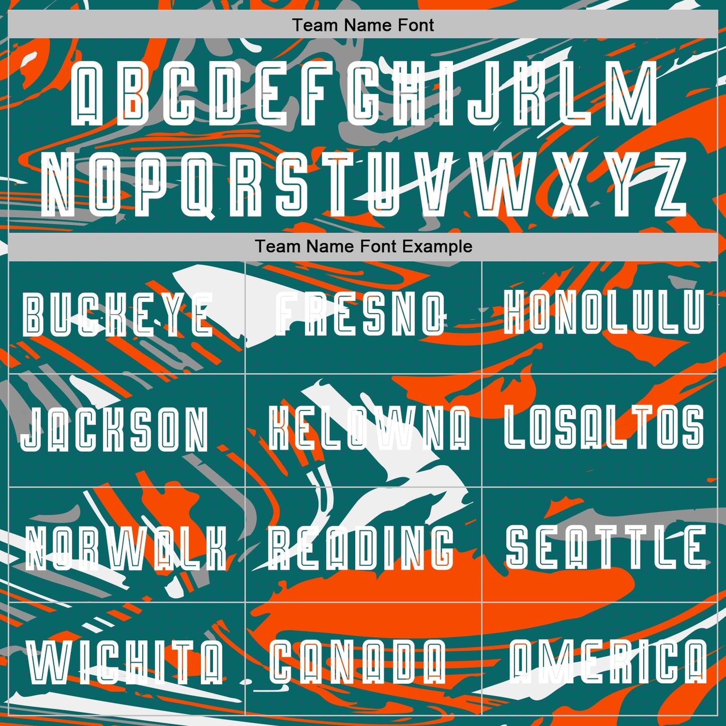 Custom Figure White Teal-Orange Fluid Art Splash Sublimation Soccer Uniform Jersey