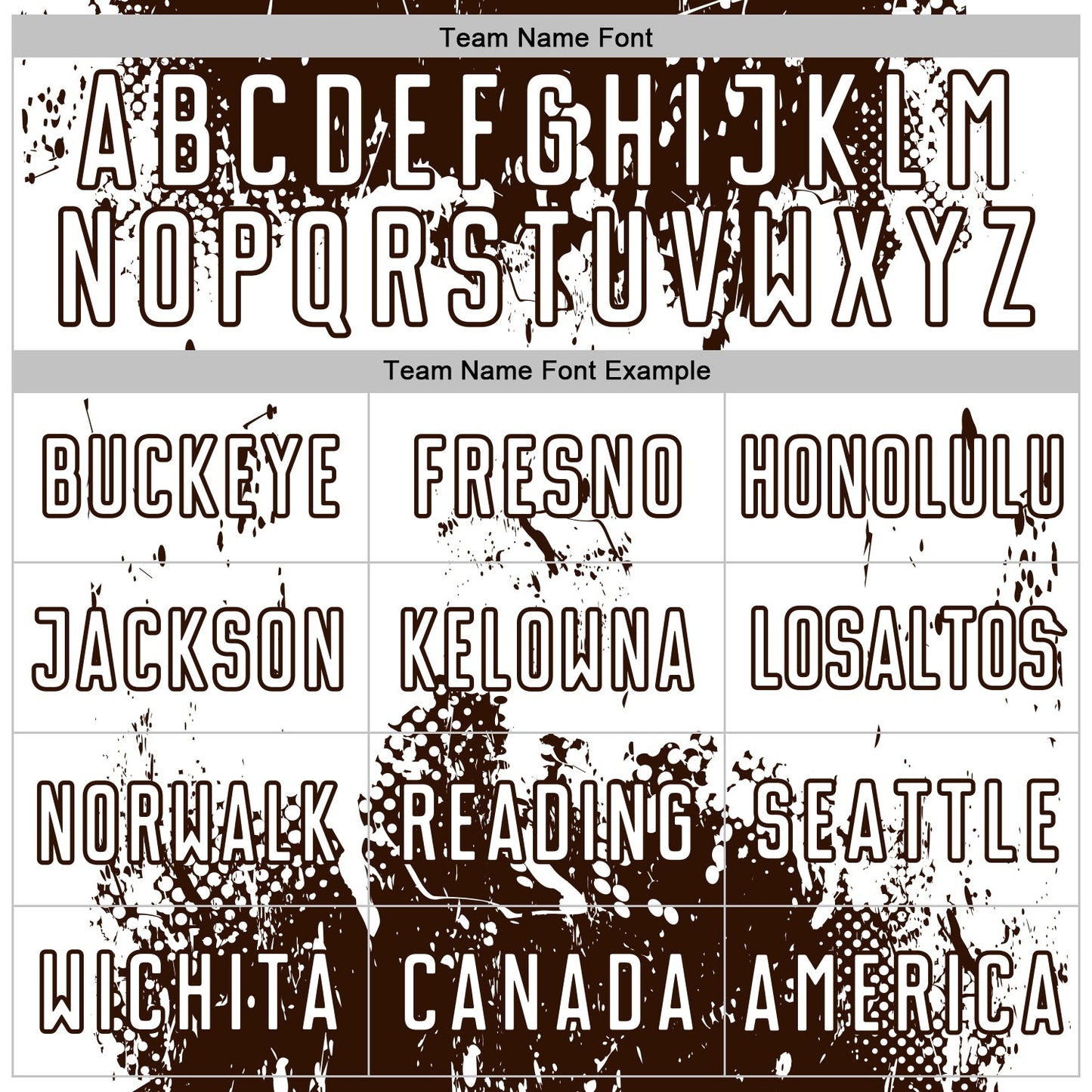 Custom Brown White Abstract Splatter Grunge Art Sports Sublimation Soccer Uniform Jersey