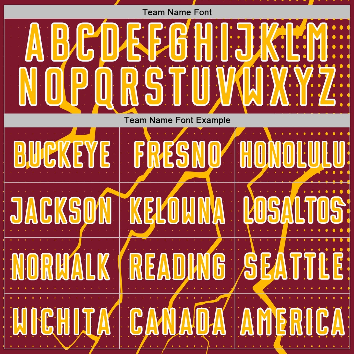 Custom Crimson Gold-White Lightning Sports Sublimation Soccer Uniform Jersey