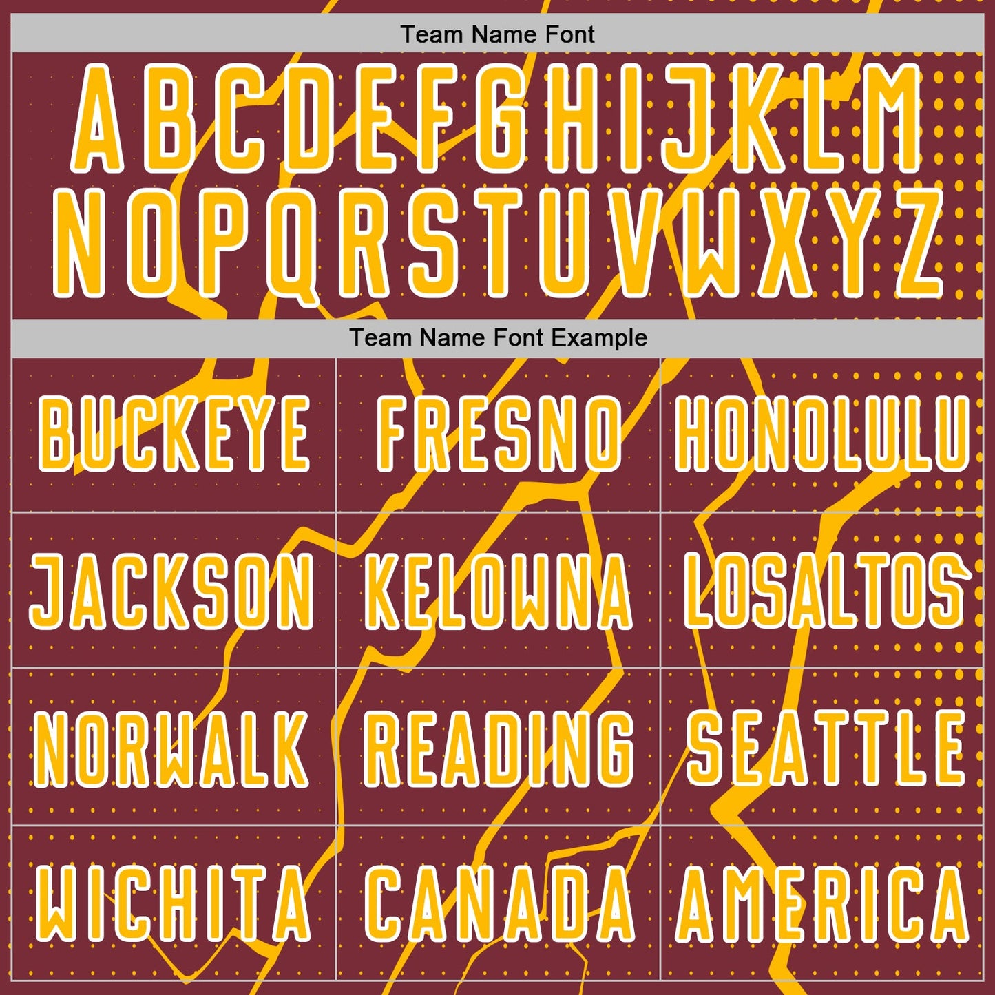 Custom Burgundy Gold-White Lightning Sports Sublimation Soccer Uniform Jersey