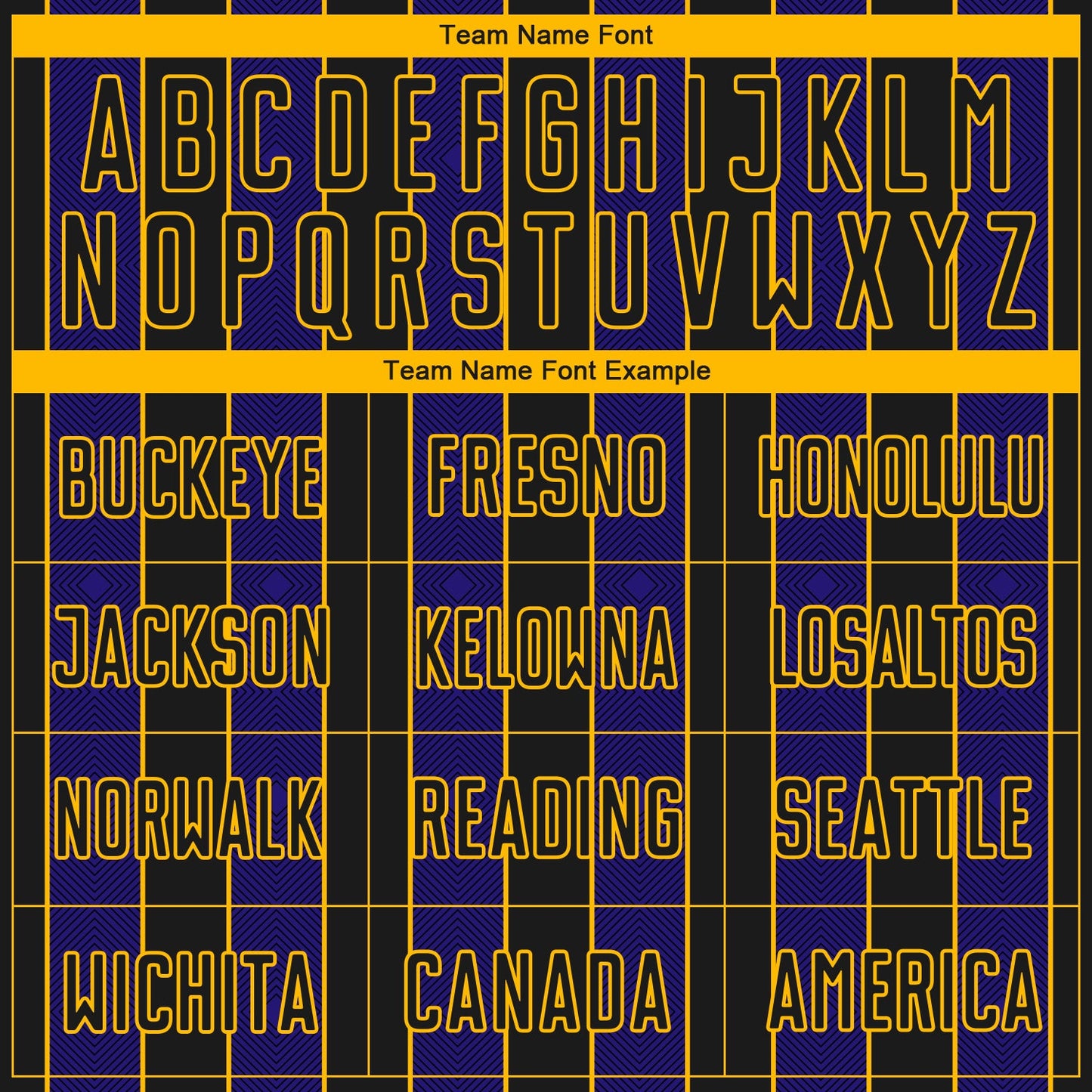 Custom Black Dark Purple-Gold Pinstripe Line Sports Sublimation Soccer Uniform Jersey