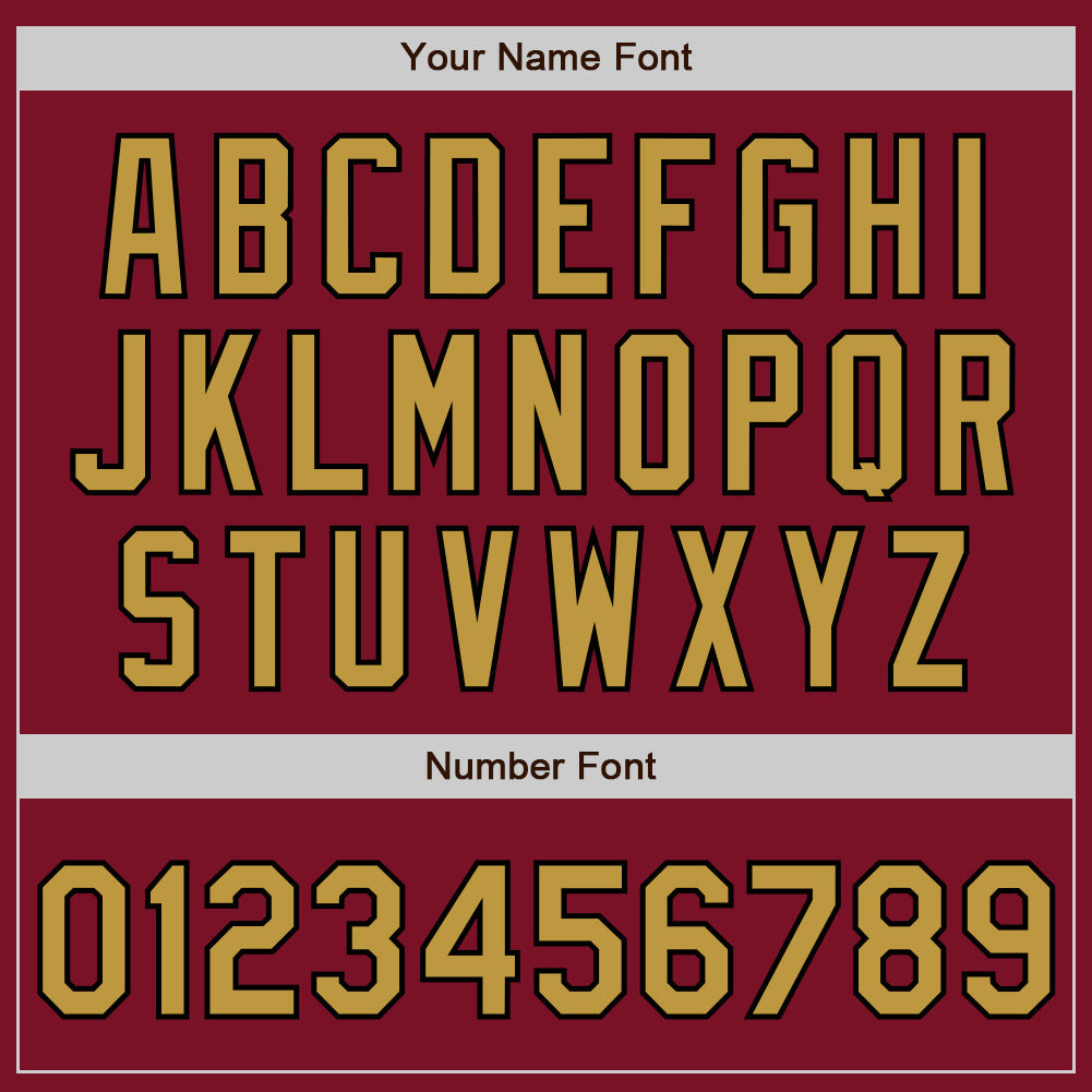 Custom Crimson Black Pinstripe Old Gold Two-Button Unisex Softball Jersey