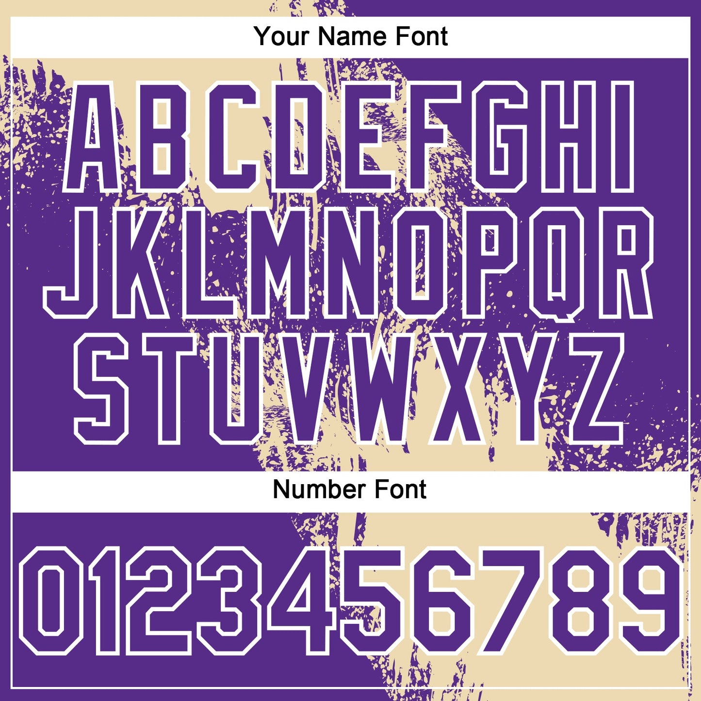 Custom Cream Purple-White 3D Pattern Abstract Brush Stroke Two-Button Unisex Softball Jersey