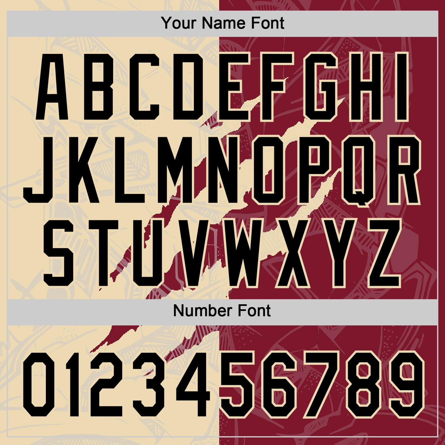 Custom Graffiti Pattern Black Crimson-Cream 3D Scratch Two-Button Unisex Softball Jersey