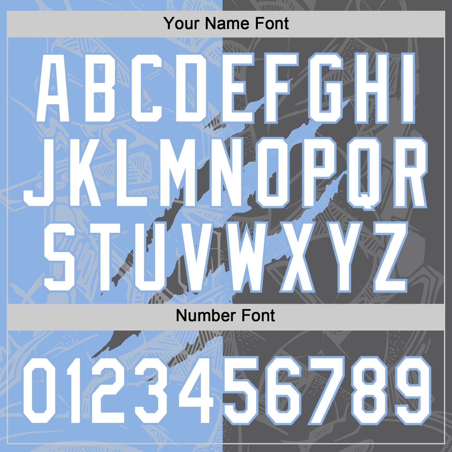 Custom Graffiti Pattern White Steel Gray-Light Blue 3D Scratch Two-Button Unisex Softball Jersey