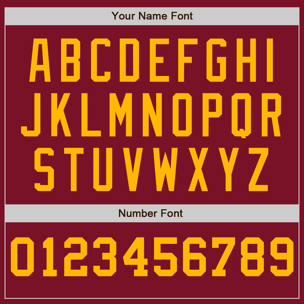 Custom Crimson White-Gold Pinstripe Authentic Split Fashion Baseball Jersey