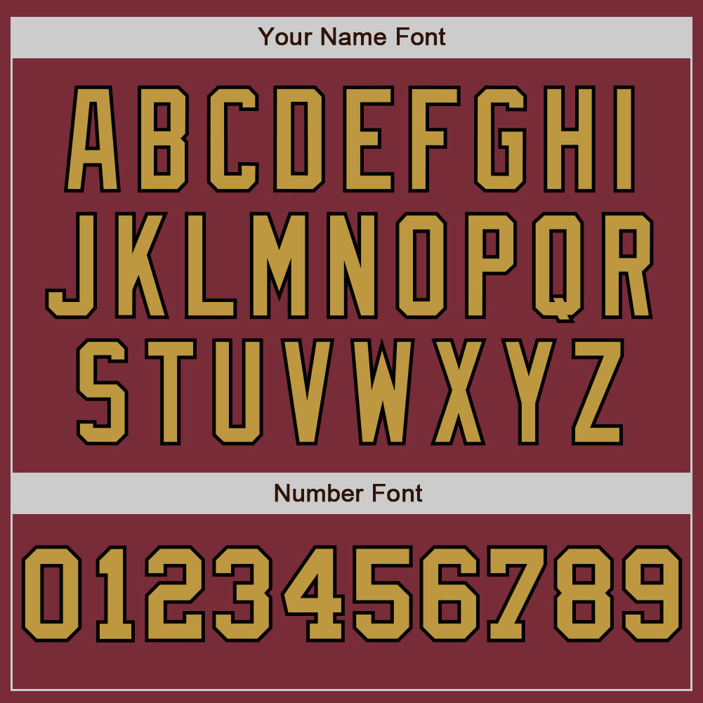 Custom Burgundy Old Gold-Black Pinstripe Authentic Split Fashion Baseball Jersey