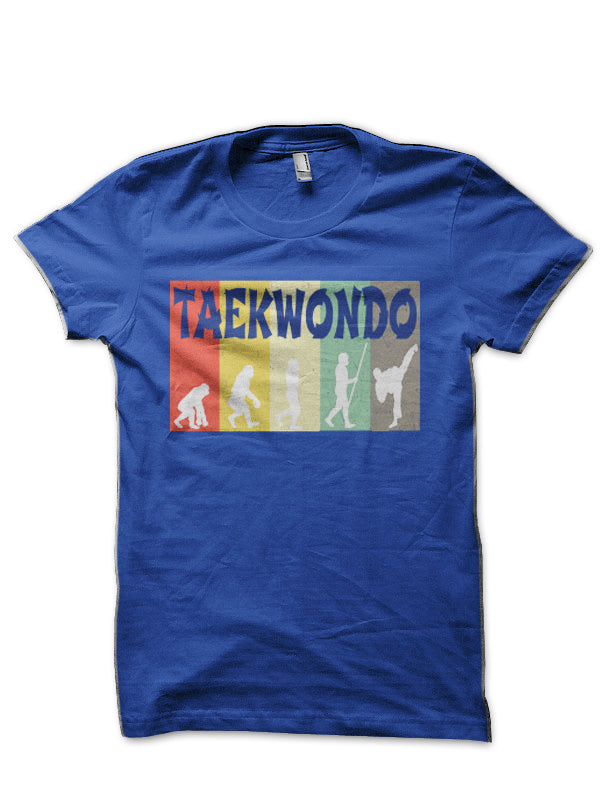 Funny Vintage Martial Arts Evolution TaeKwonDo T-Shirt