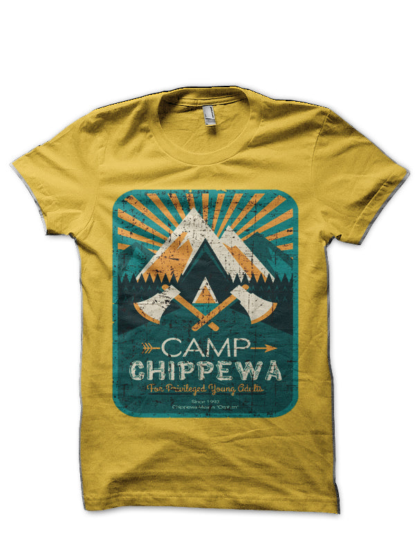 Camp Chippewa – From Addams Family Values Yellow T-Shirt