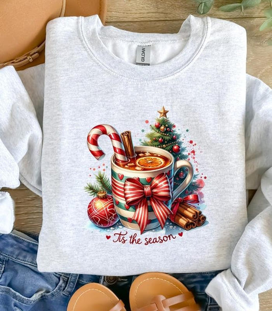 Tis The Season Sweatshirt, Christmas Tis The Season Sweatshirt, Merry Christmas Shirt, Christmas Sweatshirt, Cute Winter Hoodie