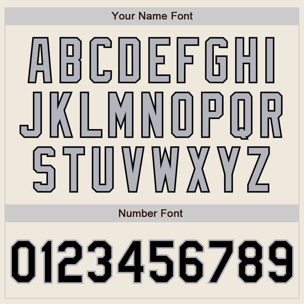 Custom Cream Black Pinstripe Gray Authentic Two Tone Baseball Jersey