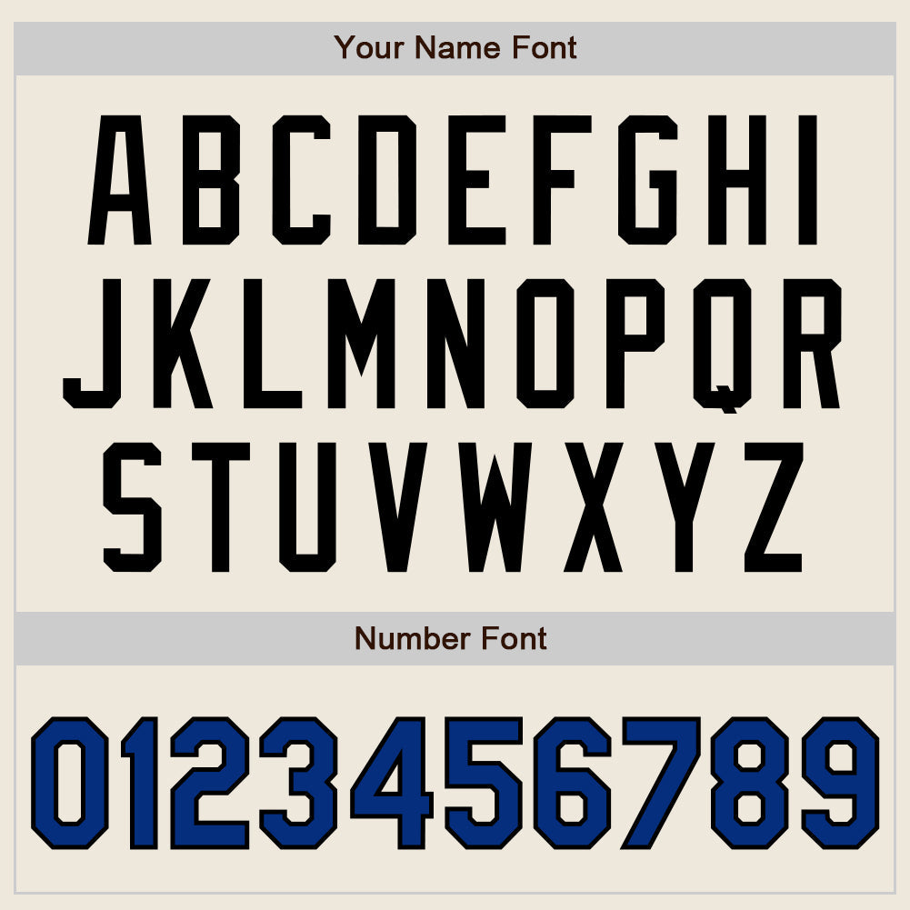 Custom Cream Royal Pinstripe Black Authentic Two Tone Baseball Jersey