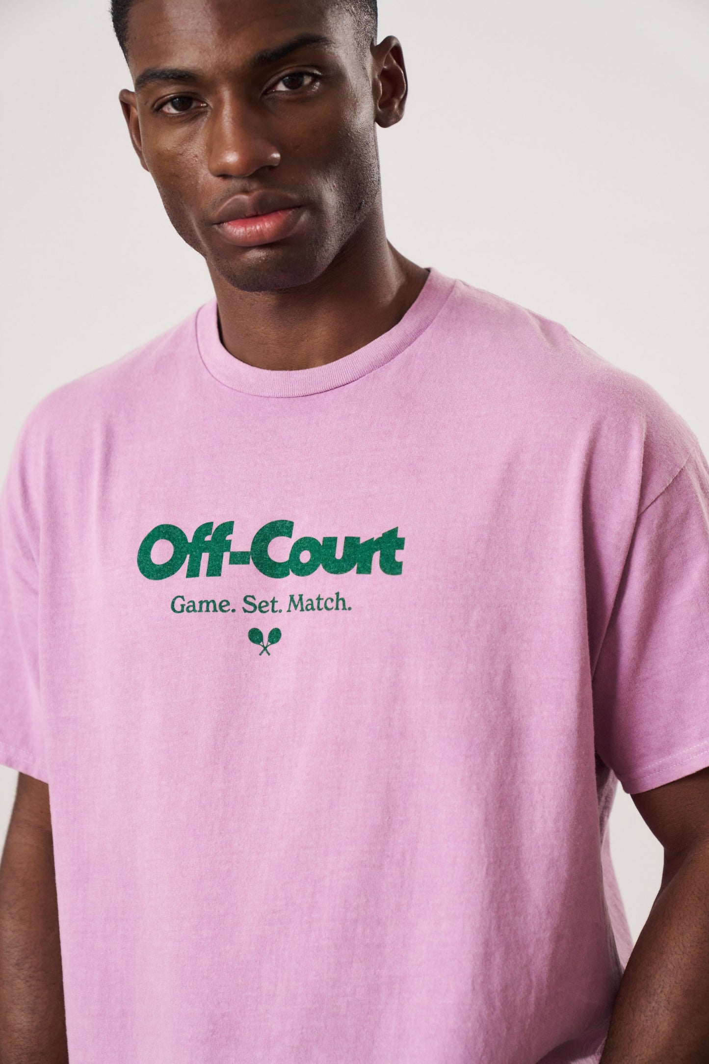 Vice 84 'Off-Court GSM' Vintage Washed Tee & Cap Bundle - Pink