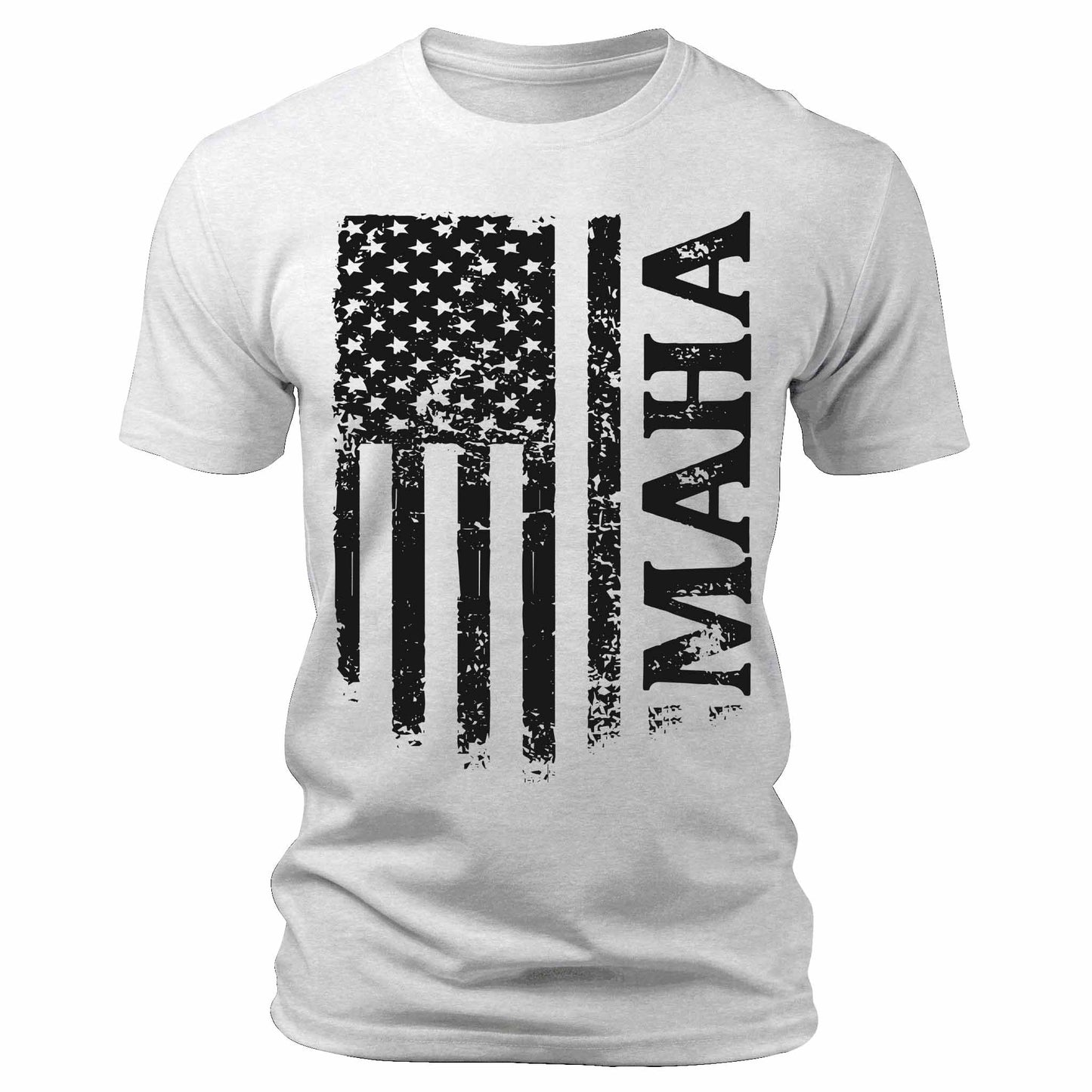 Men's Patriotic MAHA Make America Healthy Again American Flag T-Shirt