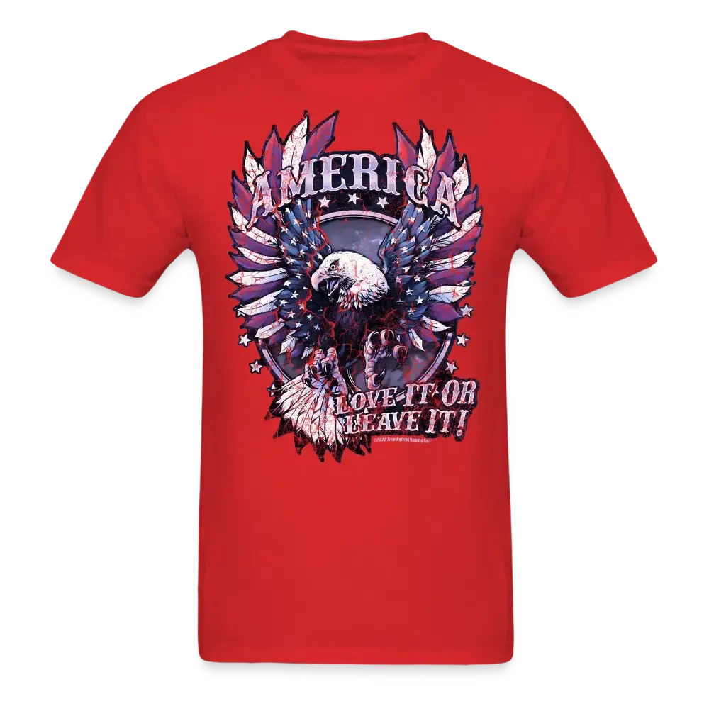 America Love It Or Leave It Vintage Distressed Unisex Classic T-Shirt