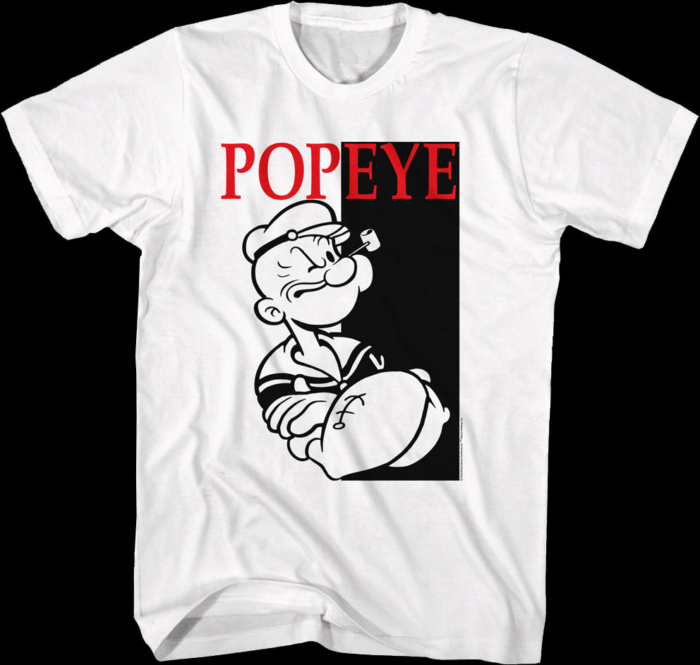 Arms Folded Scarface Poster Popeye T-Shirt