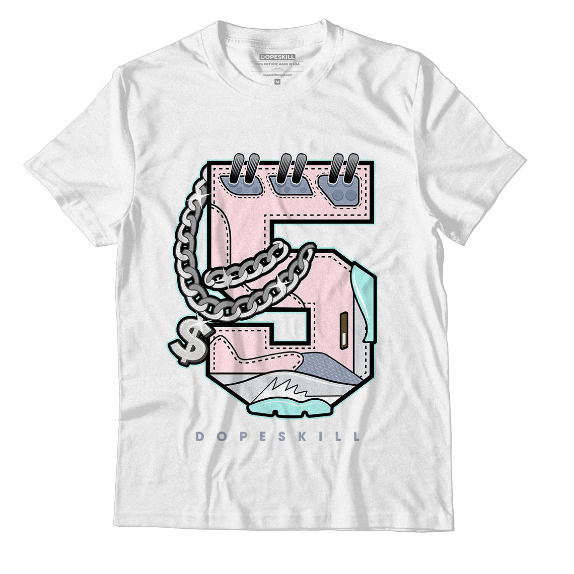 AJ 5 Easter DopeSkill T-Shirt No.5 Graphic