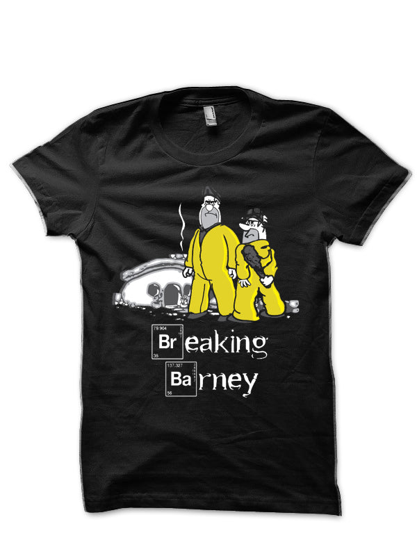 Breaking Barney Black T-Shirt