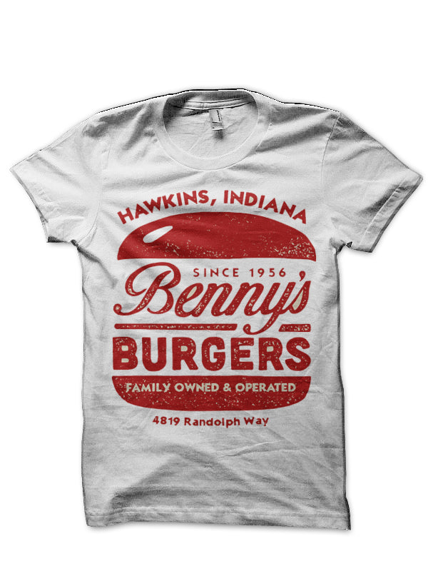 Benny’s Burgers – Hawkins, Indiana T-Shirt