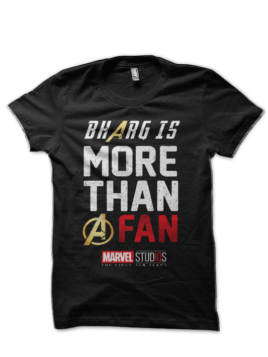 More Than A Fan Black T-Shirt Style012
