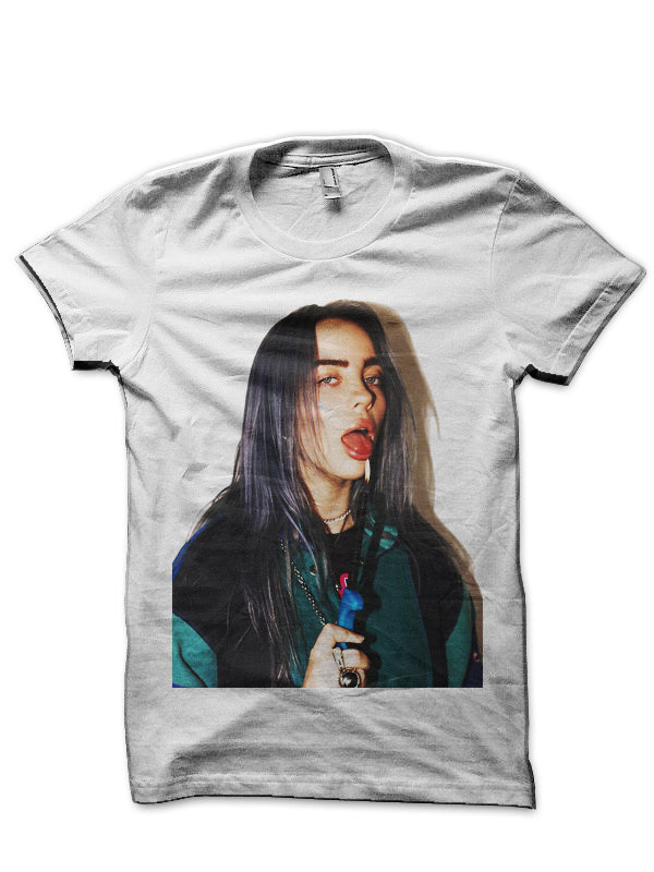 Billie Eilish Half Sleeve T-Shirt Style015