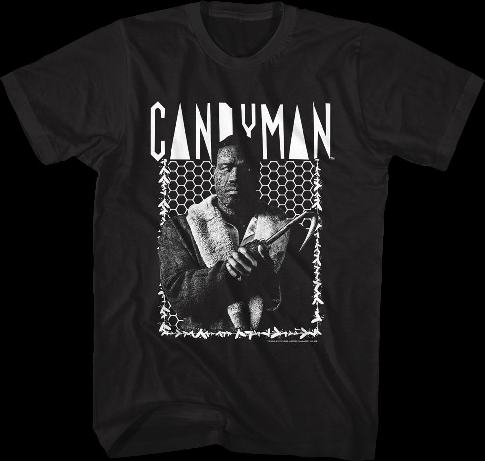 Black And White Poster Candyman T-Shirt