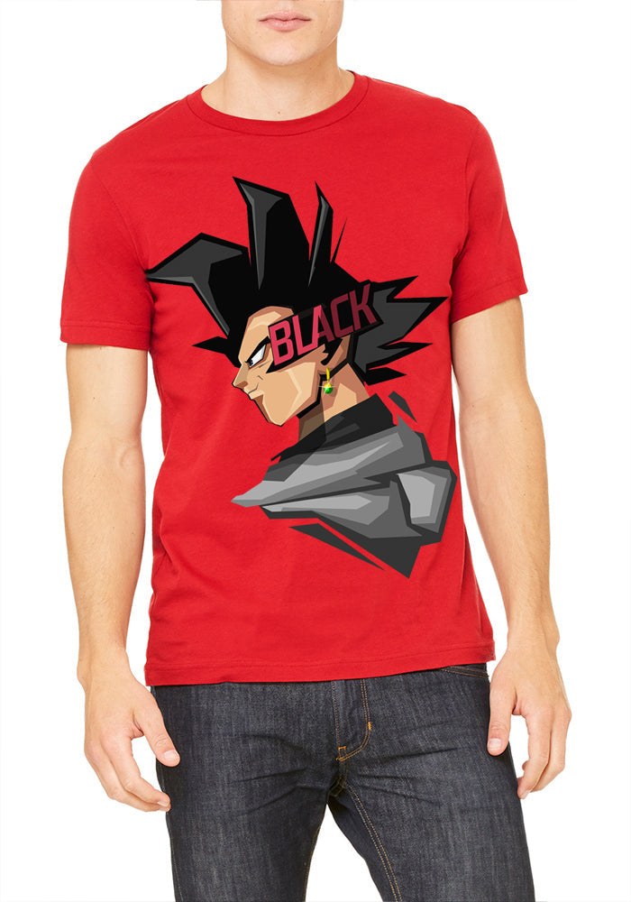 Black Goku Red T-Shirt