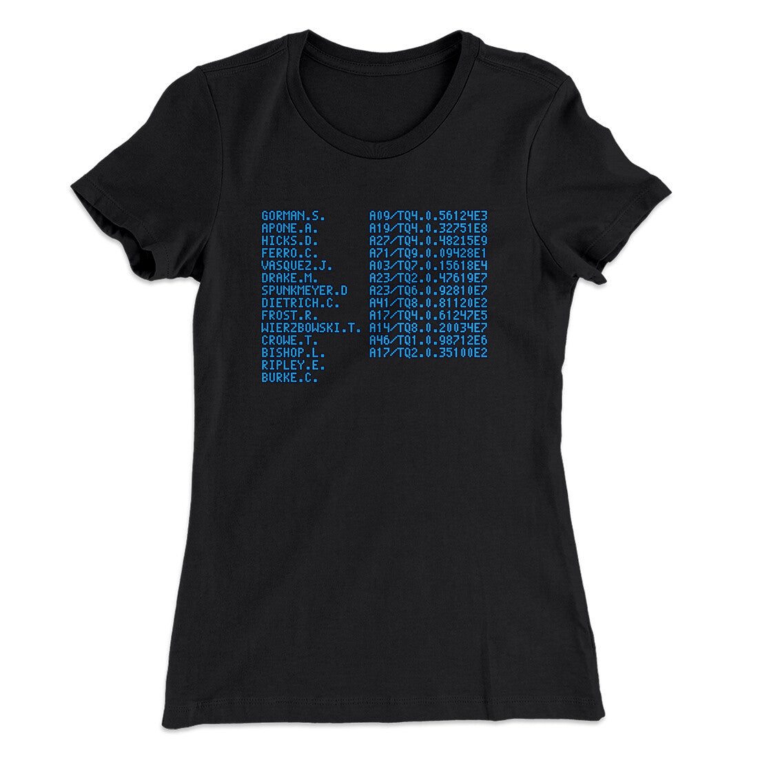 Uss Sulaco Crew List Women's T-Shirt
