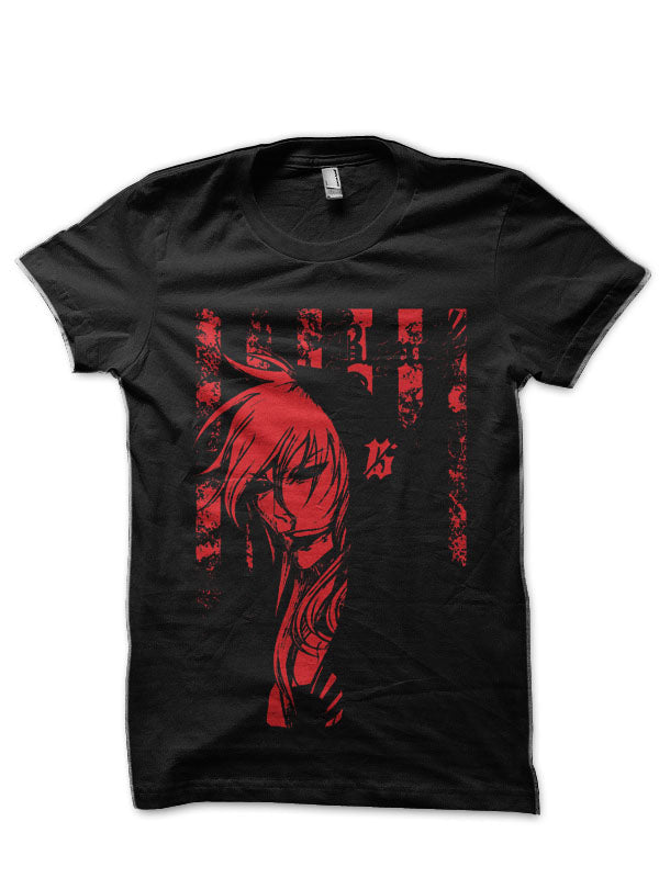 Kuchiki Byakuya Black T-Shirt