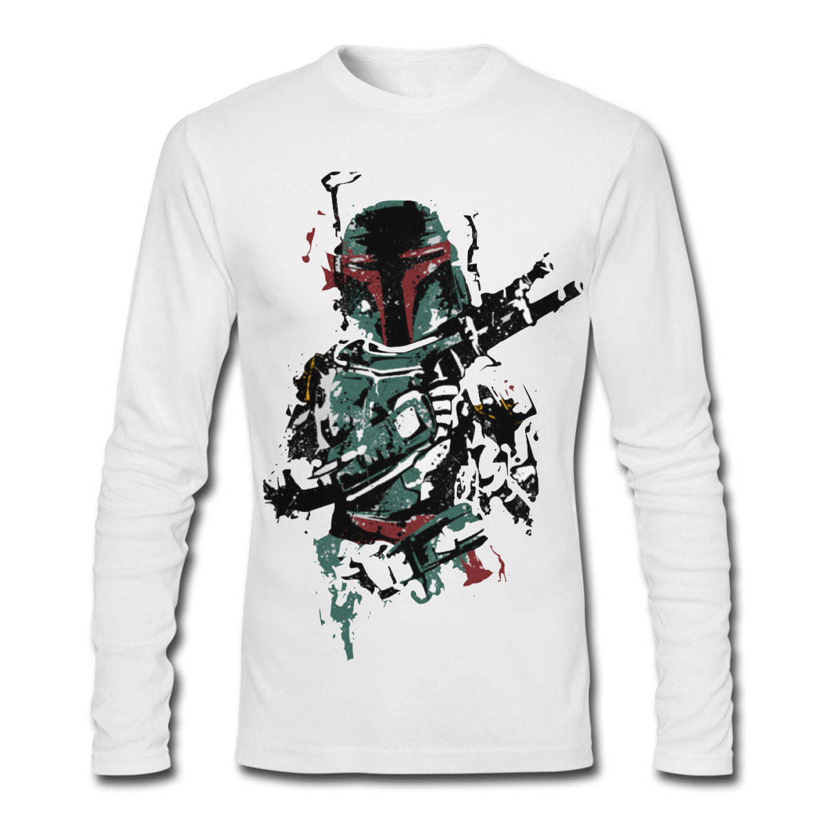 Bounty Hunter White Full Sleeve Tee