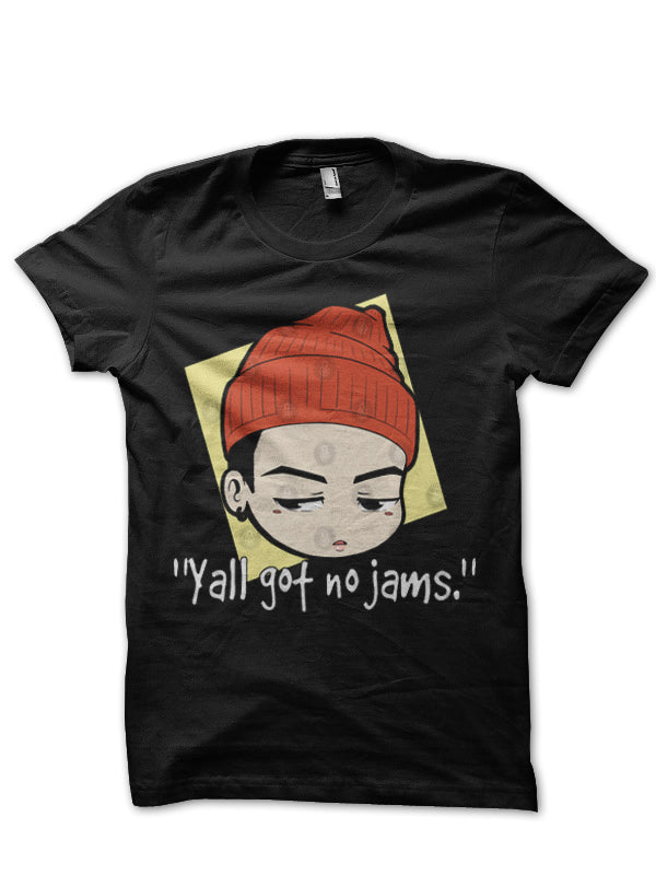 Bts Half Sleeve Black T-Shirt