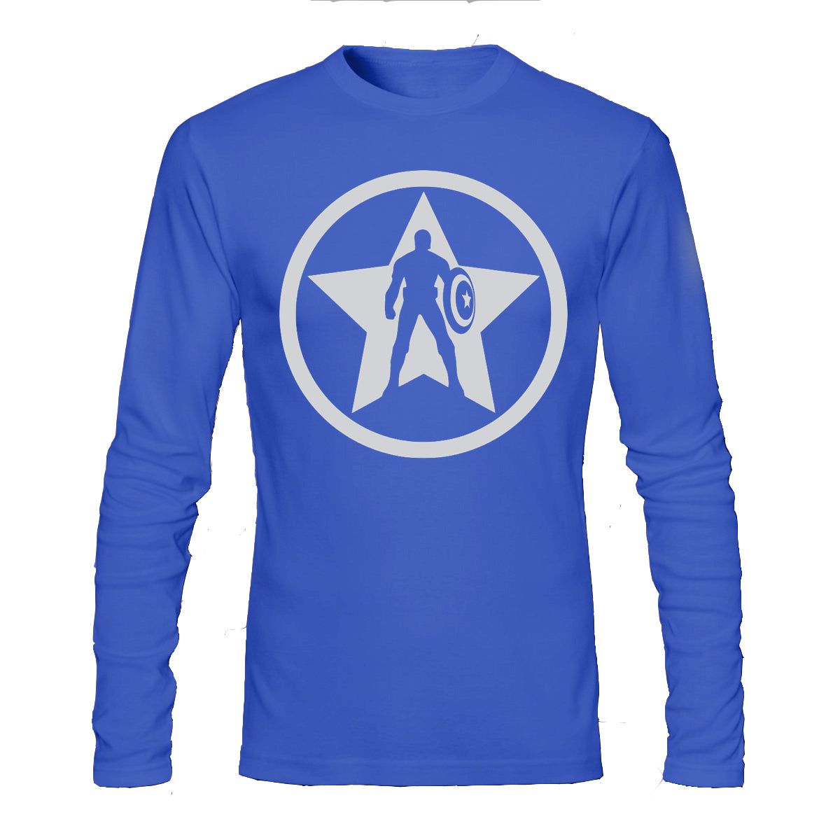 Captain America Blue Full Sleeve Tee