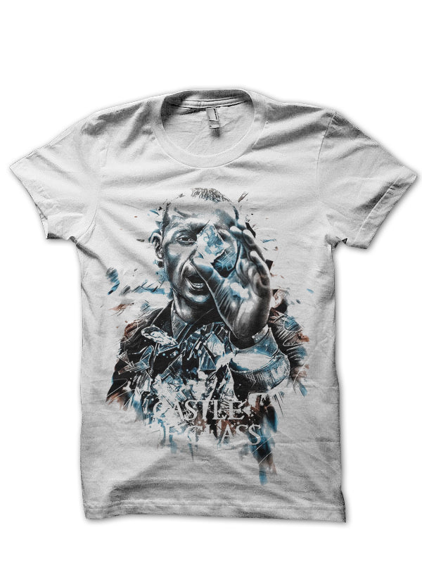 Chester Bennington Castle Of Glass White T-Shirt